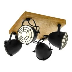 EGLO Spot Pour Plafond Gatebeck, Carrée, à 4 Lampes 7 EGLO Spot Pour Plafond Gatebeck, Carrée, à 4 Lampes -Luminaire 3032303 2