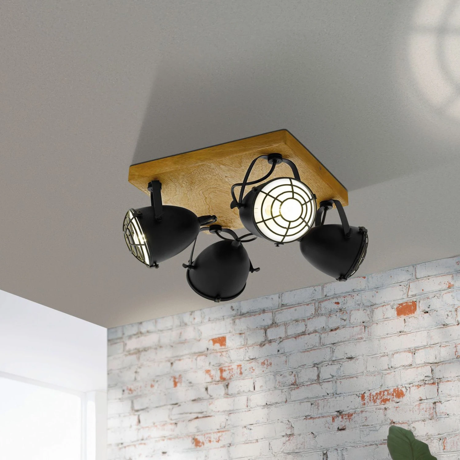 EGLO Spot Pour Plafond Gatebeck, Carrée, à 4 Lampes 3 EGLO Spot Pour Plafond Gatebeck, Carrée, à 4 Lampes