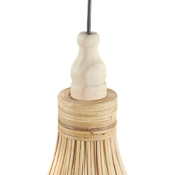 EGLO Suspension Amsfield En Bambou, Forme De Poire -Luminaire 3032305 8