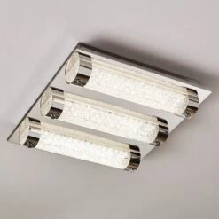 EGLO Plafonnier LED Tolorico, 35 cm Carré -Luminaire 3032320 3