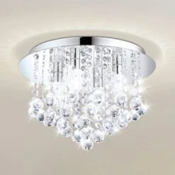 EGLO Plafonnier LED Almonte Avec Pendentif, 35 cm