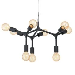 EGLO Suspension Bocadella 1 En Noir, à 9 Lampes 10 EGLO Suspension Bocadella 1 En Noir, à 9 Lampes -Luminaire 3032344 3