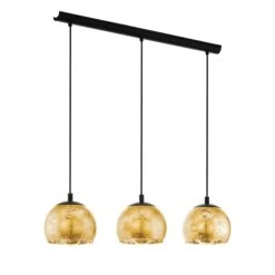 EGLO Suspension Albaraccin à 3 Lampes -Luminaire 3032350 3
