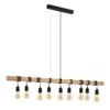 EGLO Suspension Townshend Avec Bois, à 9 Lampes 1 EGLO Suspension Townshend Avec Bois, à 9 Lampes -Luminaire 3032376
