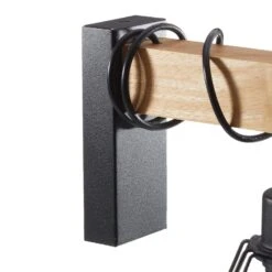 EGLO Applique Townshend 5 Bois Profonde + Abat-jour -Luminaire 3032381 7