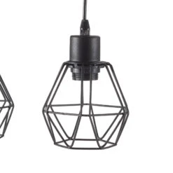 EGLO Plafonnier Townshend 5 Avec 3 Abat-jour Cage -Luminaire 3032384 5