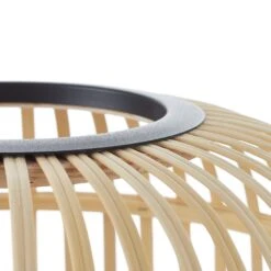 EGLO Lampadaire Bordesley Trépied Avec Abat-jour Bois -Luminaire 3032401 7