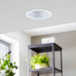 EGLO Spot Encastré LED Saliceto Rond Fixe 2 700 K Blanc -Luminaire 3032464 2