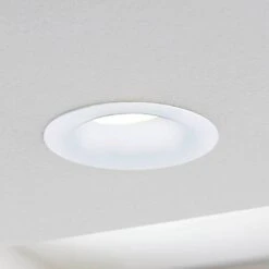 EGLO Spot Encastré LED Saliceto Rond Fixe 2 700 K Blanc