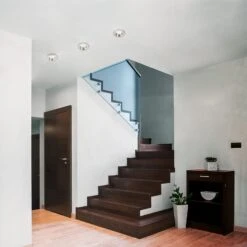 EGLO Spot Encastré LED Saliceto Rond Fixe 2 700K Nickel -Luminaire 3032465 2