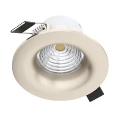 EGLO Spot Encastré LED Saliceto Rond Fixe 2 700K Nickel -Luminaire 3032465 3