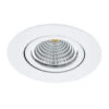 EGLO Spot LED Saliceto Rond Pivotant 4 000 K Blanc