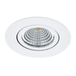 EGLO Spot LED Saliceto Rond Pivotant 4 000 K Blanc