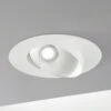 EGLO Spot Encastré LED Ronzano 1 Blanc-argenté -Luminaire 3032480