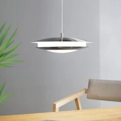 EGLO Connect Moneva-C Suspension LED Nickel Ø 40,5 -Luminaire 3032503 2