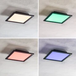 EGLO Connect Salobrena-C Panneau LED Noir 30x30 cm -Luminaire 3032535 2