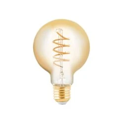 EGLO Ampoule Globe LED E27 4 W Ambrée Ø 8 cm