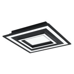 EGLO Connect Savatarila-C Plafonnier LED, Noir -Luminaire 3032612 2