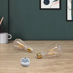 EGLO Connect-z E27 ST64 5,5 W 500 lm 2 200 K, 2x 13 EGLO Connect-z E27 ST64 5,5 W 500 lm 2 200 K, 2x -Luminaire 3032741 3