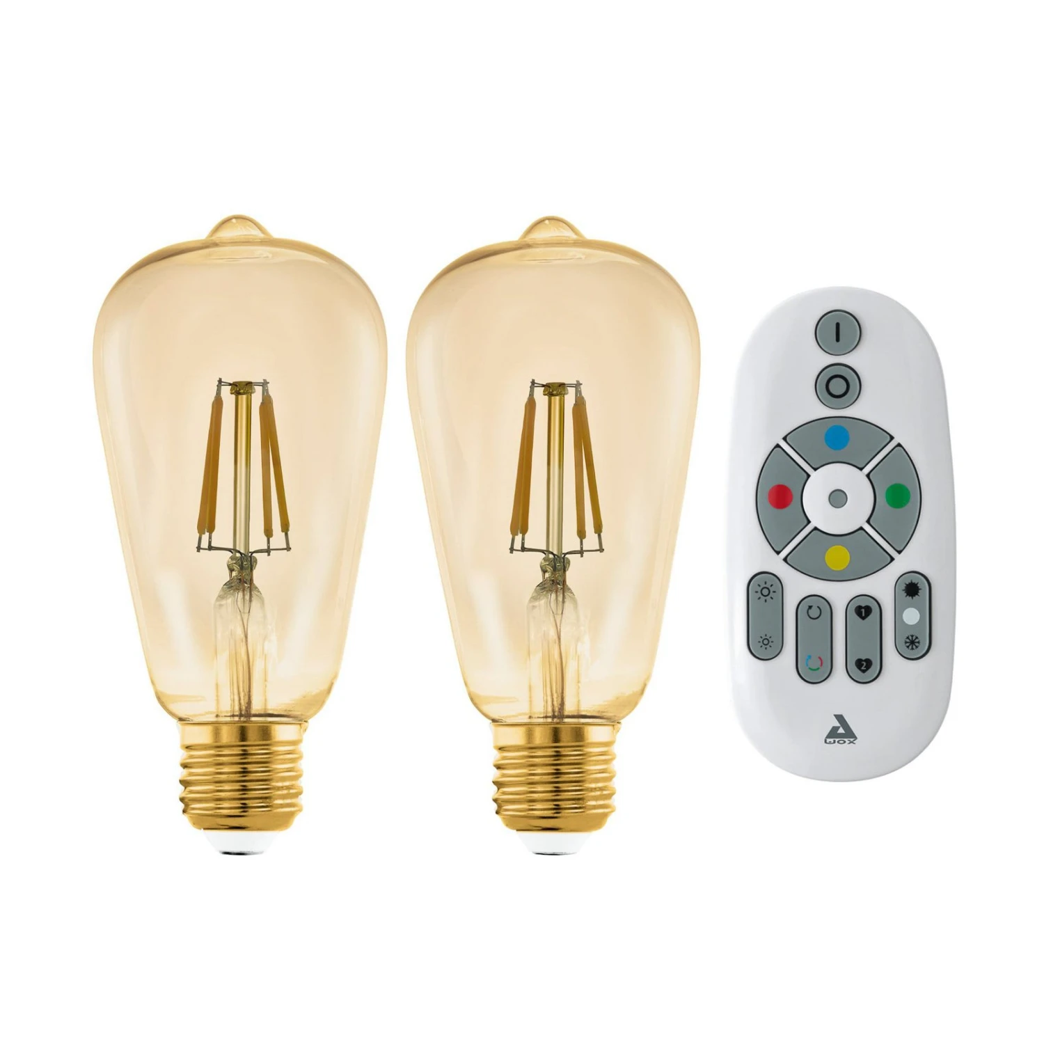 EGLO Connect-z E27 ST64 5,5 W 500 lm 2 200 K, 2x 3 EGLO Connect-z E27 ST64 5,5 W 500 lm 2 200 K, 2x