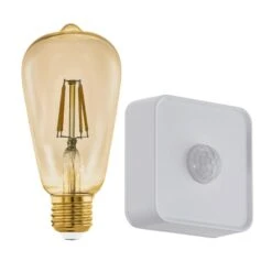 EGLO Connect-z E27 ST64 5,5W 500lm 2 200K Capteur -Luminaire 3032743 2
