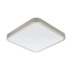 EGLO Plafonnier LED Manilva 1, IP44, Nickel Mat 7 EGLO Plafonnier LED Manilva 1, IP44, Nickel Mat -Luminaire 3032749 2