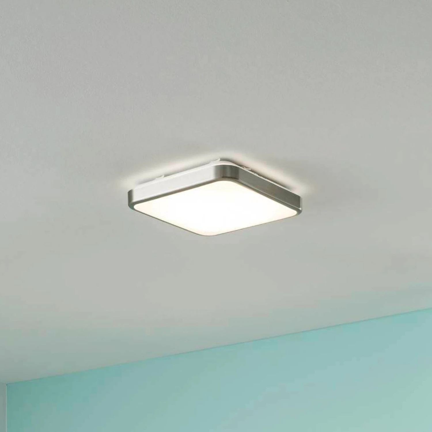 EGLO Plafonnier LED Manilva 1, IP44, Nickel Mat 3 EGLO Plafonnier LED Manilva 1, IP44, Nickel Mat