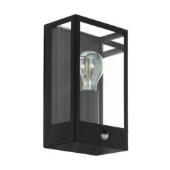 EGLO Applique D'extérieur Alamonte Avec Capteur, Noir -Luminaire 3032752 2