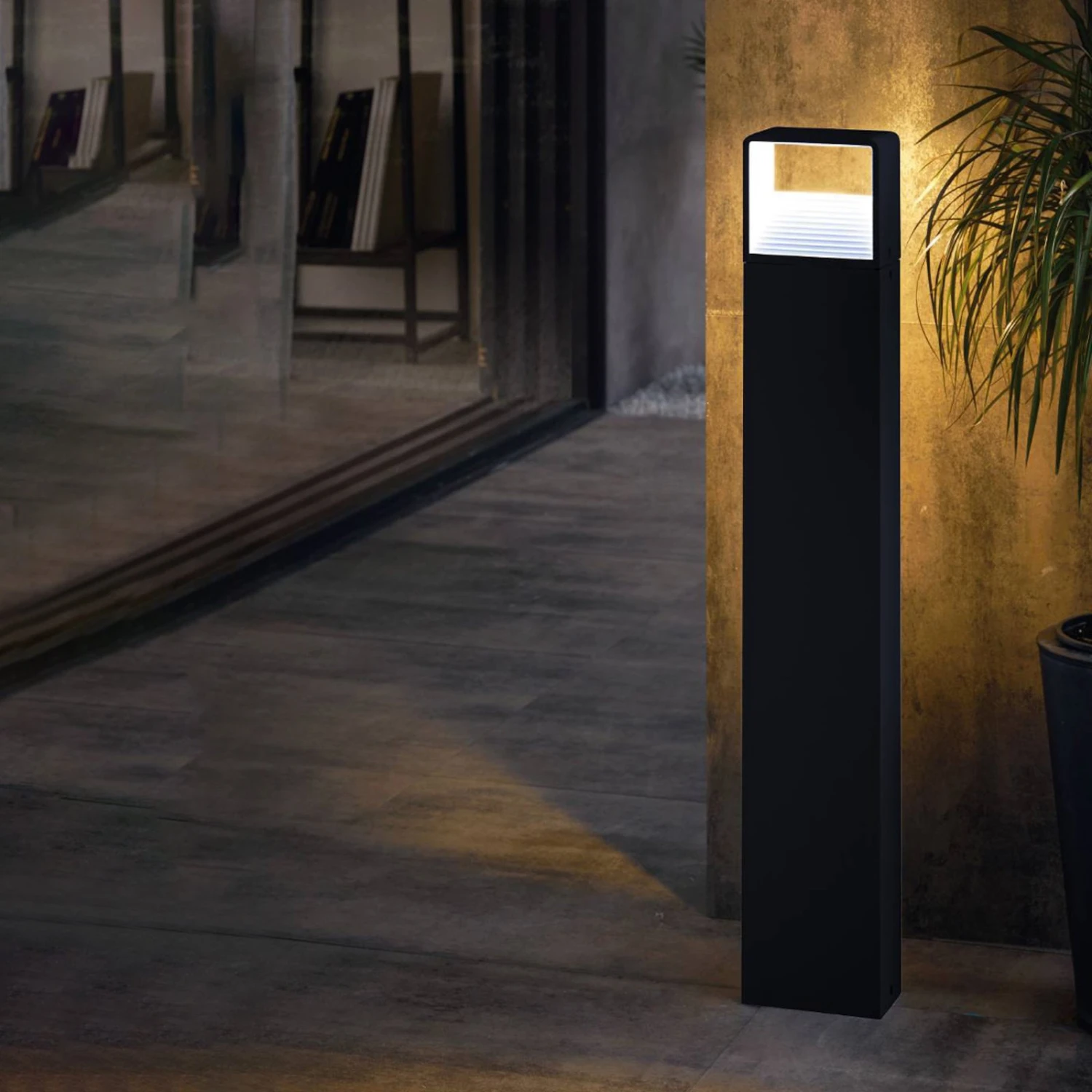 EGLO Borne LED Doninni 1, Anthracite, Hauteur 80 Cm 4 EGLO Borne LED Doninni 1, Anthracite, Hauteur 80 Cm – Image 2