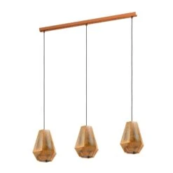 EGLO Suspension Chiavica En Laiton, à Trois Lampes -Luminaire 3032783 2