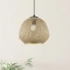 EGLO Suspension Dembleby, Une Lampe, Naturel -Luminaire 3032787