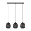 EGLO Suspension Dembleby à 3 Lampes, Noire 1 EGLO Suspension Dembleby à 3 Lampes, Noire -Luminaire 3032790