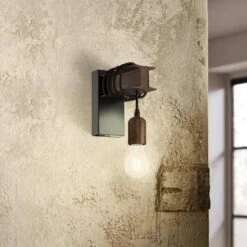 EGLO Applique Townshend En Acier, Brune -Luminaire 3032803 3