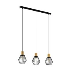 EGLO Suspension Palmorla, Allongée, à Trois Lampes