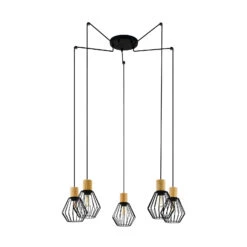 EGLO Suspension Palmorla, Ronde, Cinq Lampes