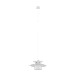 EGLO Suspension Brenda, Blanc/nickel Mat