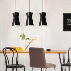 EGLO Suspension Valecrosia, Noire, Trois Lampes -Luminaire 3032823 2