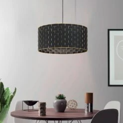 EGLO Suspension Marasales En Tissu, Ø 55 Cm -Luminaire 3032834 1