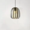 EGLO Suspension Encinitos, Noire/laiton, Ø 25,5 Cm -Luminaire 3032841
