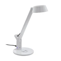 EGLO Lampe à Poser LED Banderalo CCT Dim QI Blanc