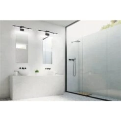 Luminaire Pour Meuble-lavabo Noir De 27,5 po Metrass 3 Par Eglo Moderne Et Contemporain Avec 3 lumières à DEL -Luminaire 331021460 AlternateImage2 l