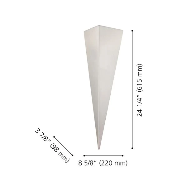 Applique Murale Moderne Et Contemporaine à 1 lumière Trigo 3 Par Eglo De 8,63 po, Acier Inoxydable 5 Applique Murale Moderne Et Contemporaine à 1 lumière Trigo 3 Par Eglo De 8,63 po, Acier Inoxydable – Image 3