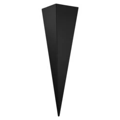 Applique Murale Moderne Et Contemporaine à 1 lumière Trigo 3 Par Eglo De 8,63 po, Noir Mat