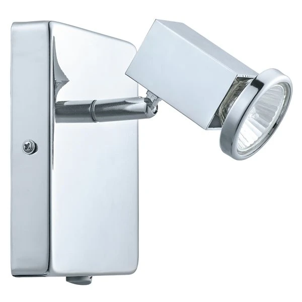 Applique Murale Moderne Et Contemporaine à 1 lumière Zabella Par Eglo De 4,5 po, Chrome 3 Applique Murale Moderne Et Contemporaine à 1 lumière Zabella Par Eglo De 4,5 po, Chrome