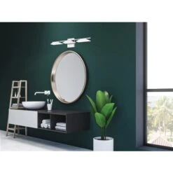 Luminaire Pour Meuble-lavabo Chrome De 27,5 po Metrass 3 Par Eglo Moderne Et Contemporain Avec 3 lumières à DEL -Luminaire 331021552 AlternateImage2 l