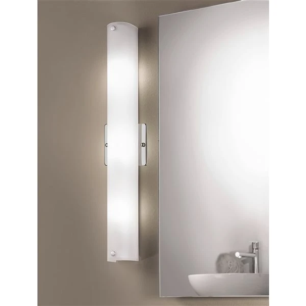 Luminaire Pour Meuble-lavabo Chrome Mono Par Eglo Moderne Et Contemporain Avec 3 lumières 5 Luminaire Pour Meuble-lavabo Chrome Mono Par Eglo Moderne Et Contemporain Avec 3 lumières – Image 3