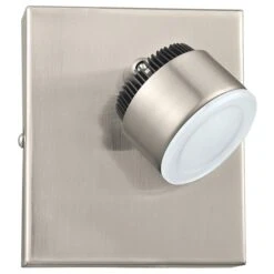 Applique Murale Moderne Et Contemporaine à 1 lumière DEL Armento 1 Par Eglo De 4,5 po, Nickel Mat -Luminaire 331021614 AlternateImage3 l