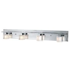 Luminaire Pour Meuble-lavabo En Chrome à 4 Lumières Tanga Par EGLO De 34,63 Po